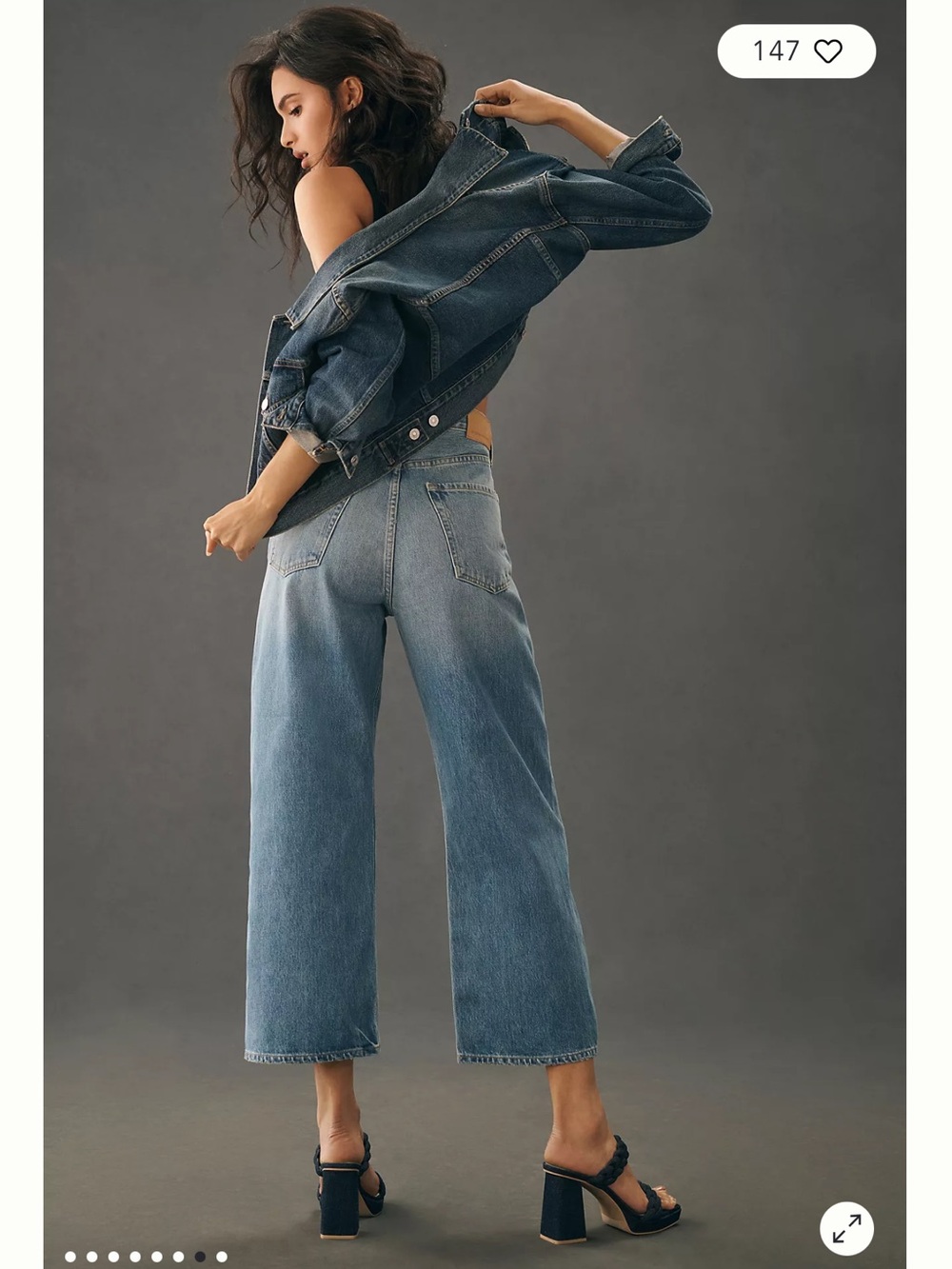 Citizens Of Humanity Premium Vintage Gaucho Wide-Leg Jeans sz 29 - Picture 2 of 16